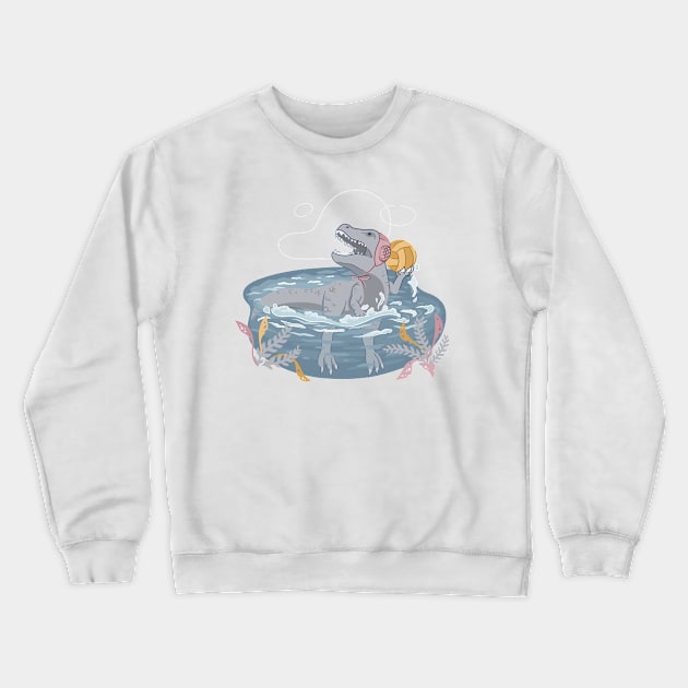 Sweet Polo Dino Crewneck Sweatshirt by polliadesign